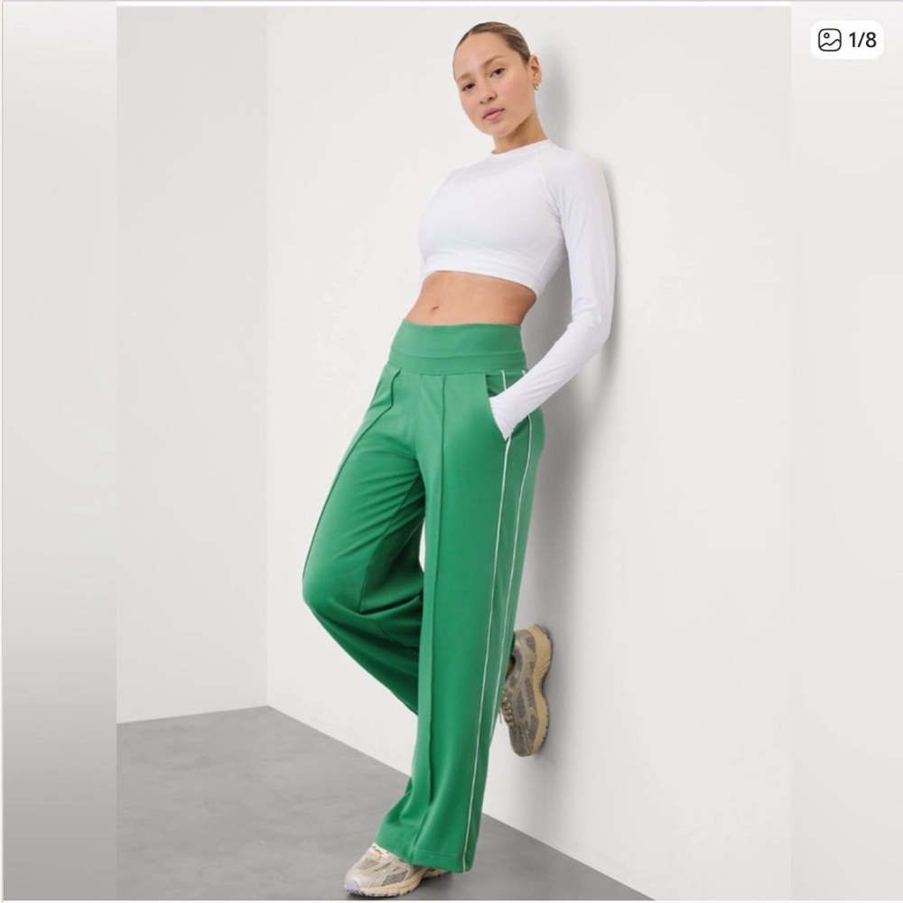 Athleta Venice Wide Leg Track Pants WORN ONCE